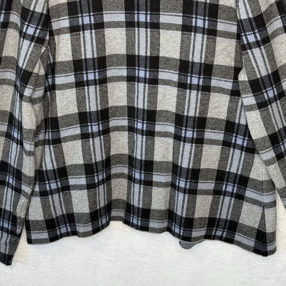 Tahari Sweater Blazer Women’s XL Multicolor Gray Plaid Business Casual Office - Picture 12 of 16